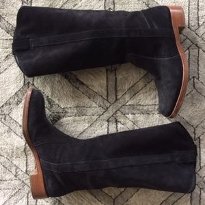 Black Via Spiga Leather Boots